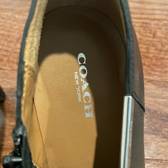 Never Worn Women’s Coach Black Booties Size 10 - Picture 3 of 6